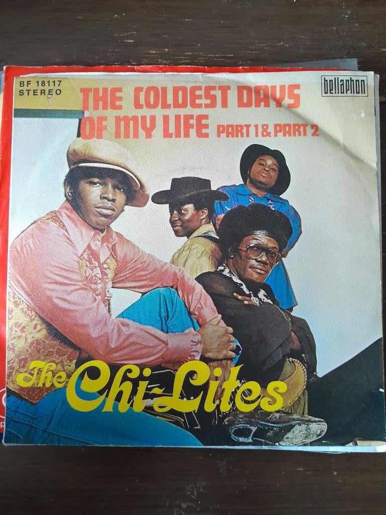 The chi lites 7 inch the coldest days of my life, Ophalen of Verzenden, Zo goed als nieuw, Pop