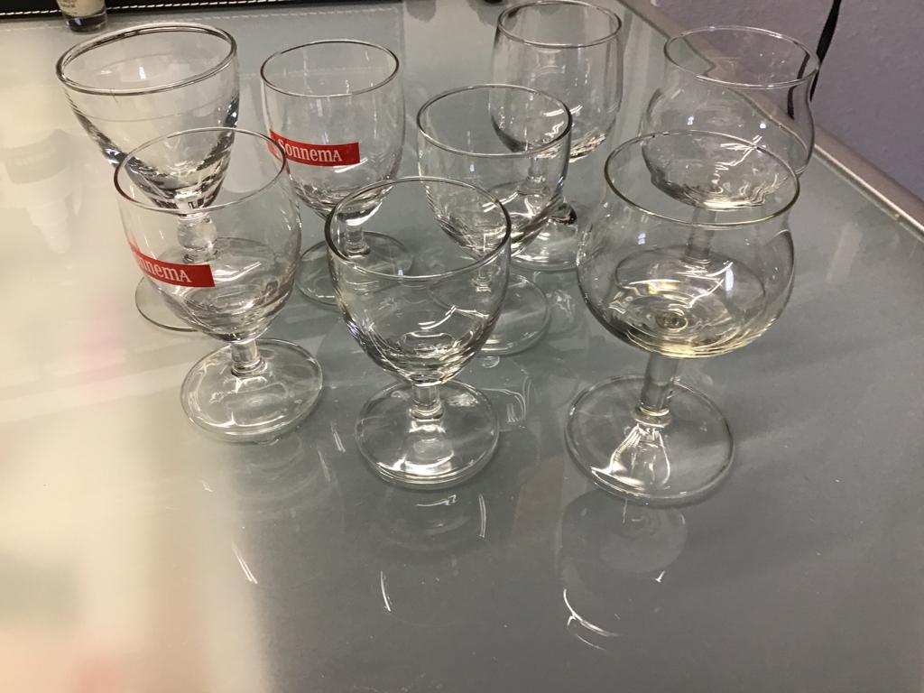 Te koop: Kleine borrelglaasjes, Verzamelen, Glas en Borrelglaasjes, Ophalen of Verzenden, Zo goed als nieuw, Borrel- of Shotglas