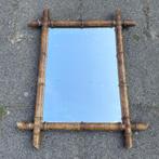 vintage faux bamboo spiegel, Ophalen of Verzenden