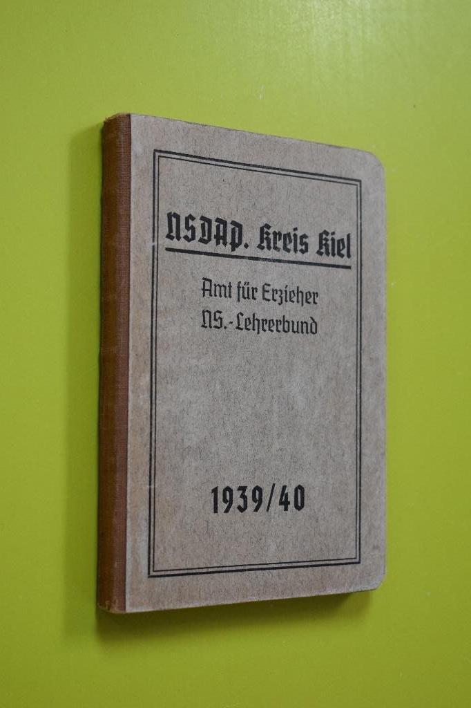 NSDAP Kreis Kiel 1939-1940-, Verzamelen, Ophalen of Verzenden, Overige soorten, Duitsland, Boek of Tijdschrift