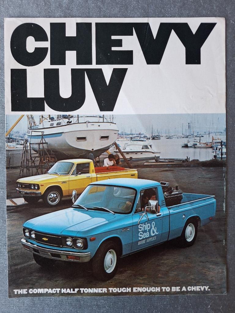 Brochure CHEVY LUV - 1977 USA, Boeken, Verzenden, Gelezen, Overige merken