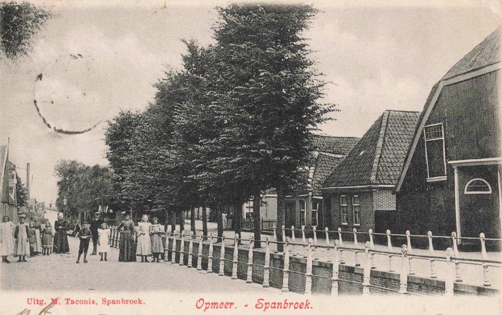Opmeer Spanbroek B3262, Verzamelen, Ophalen, Voor 1920, Gelopen, Noord-Brabant