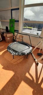Fitnesstrampoline met handsteun, Sport en Fitness, Fitnessmaterialen, Ophalen, Gebruikt, Benen