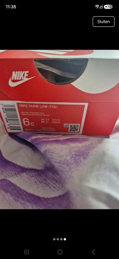 Nike dunk, Ophalen, Nieuw, Meisje, Schoentjes