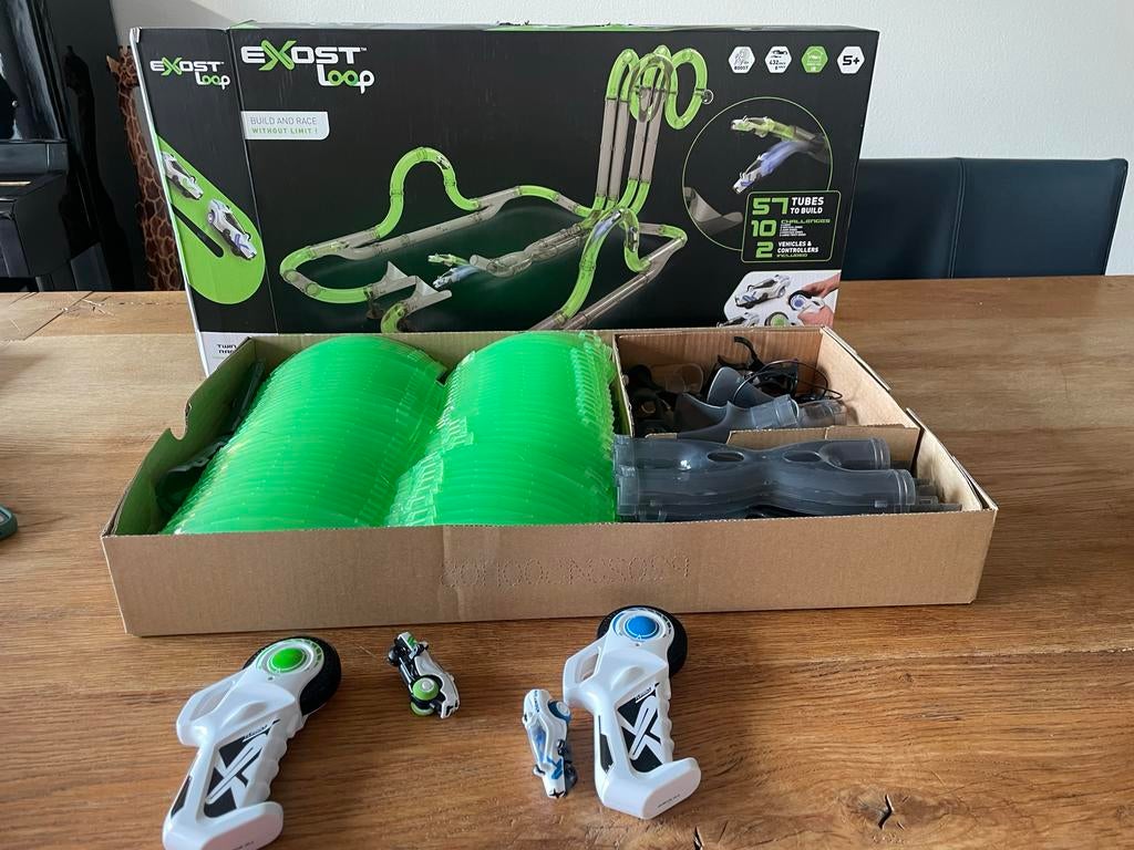 Exost Loop Twin Tower Racing Set - Racebaan met Loopings, Kinderen en Baby's, Speelgoed | Racebanen, Overige merken, Racebaan