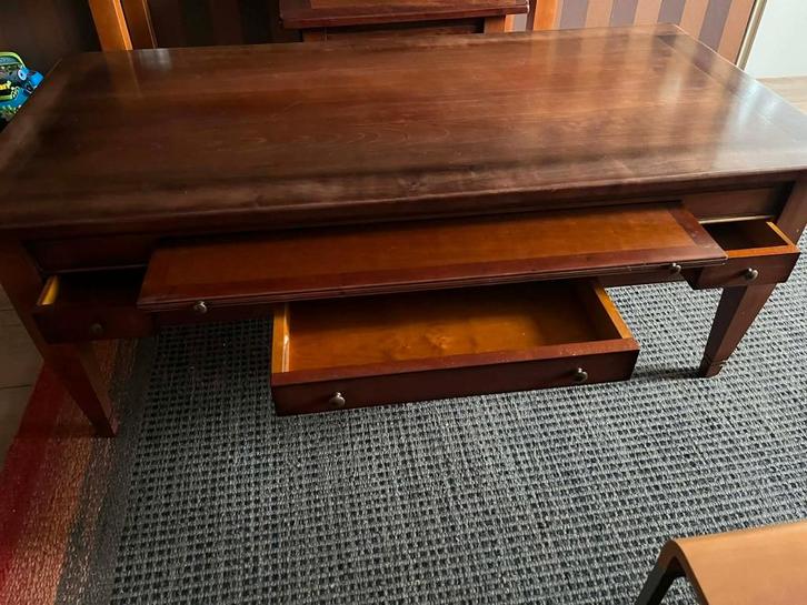 Salontafel en bijzettafel van Lotus, Antiek en Kunst, Antiek | Meubels | Tafels, Ophalen