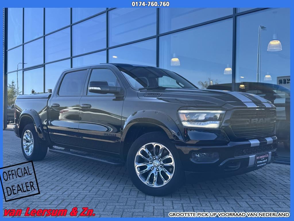 Dodge Ram 1500 5.7 V8 4x4 Crew Cab Big Horn | Pano | Uitlaat, Auto's, Dodge, Bedrijf, Te koop, RAM 1500, 4x4, ABS, Achteruitrijcamera