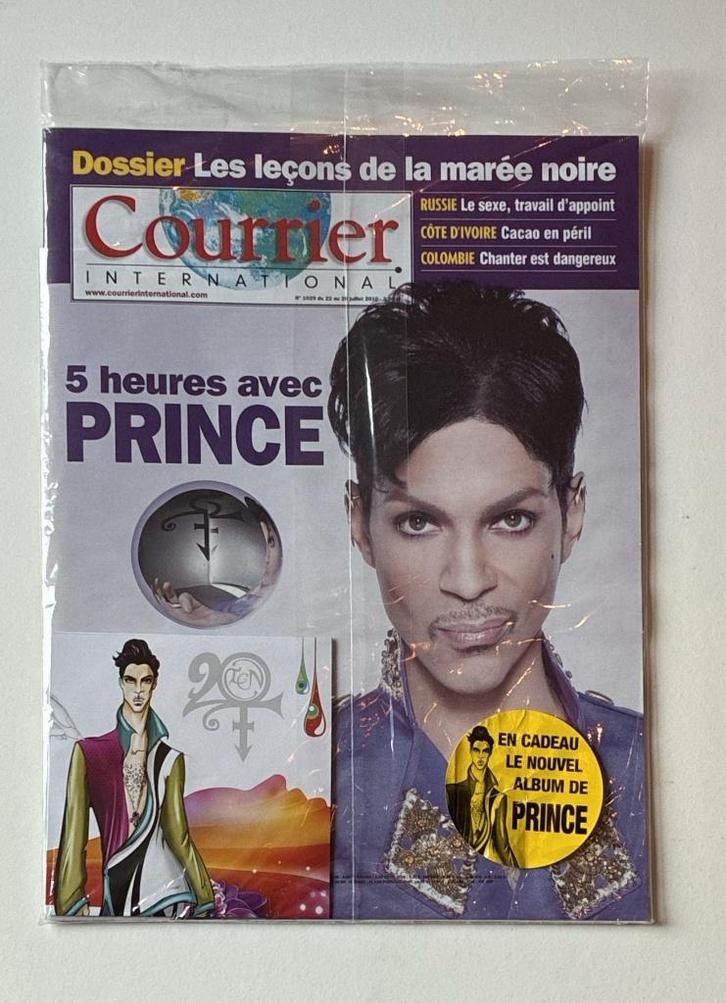 Prince - Courrier International / 20Ten (magazine + cd) NEW!, Cd's en Dvd's, Cd's | Pop, Nieuw in verpakking, 2000 tot heden, Ophalen of Verzenden