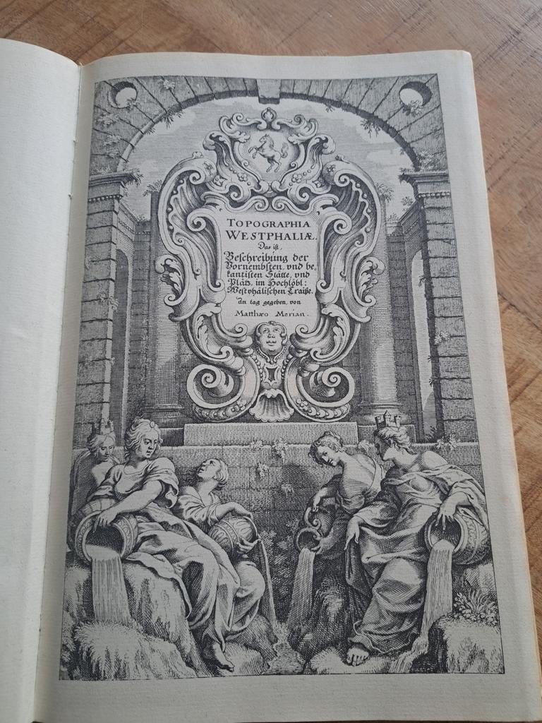 Merian topgraphia Germaniae duitsland, Ophalen of Verzenden, 1800 tot 2000, Landkaart