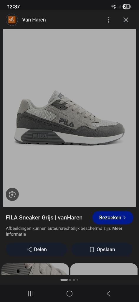 Heren sneaker fila nieuw, Wit, Nieuw, Ophalen of Verzenden, Sneakers of Gympen