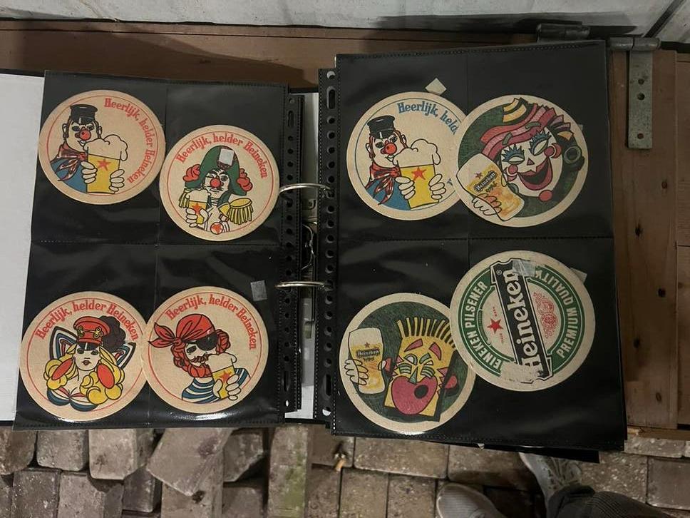 bierviltjes verzameling 90 stuks, Ophalen of Verzenden, Gebruikt, Viltje(s), Heineken