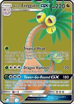 Alolan Exeggutor GX #107 - CIN -Crimson Invasion, Verzenden, Zo goed als nieuw