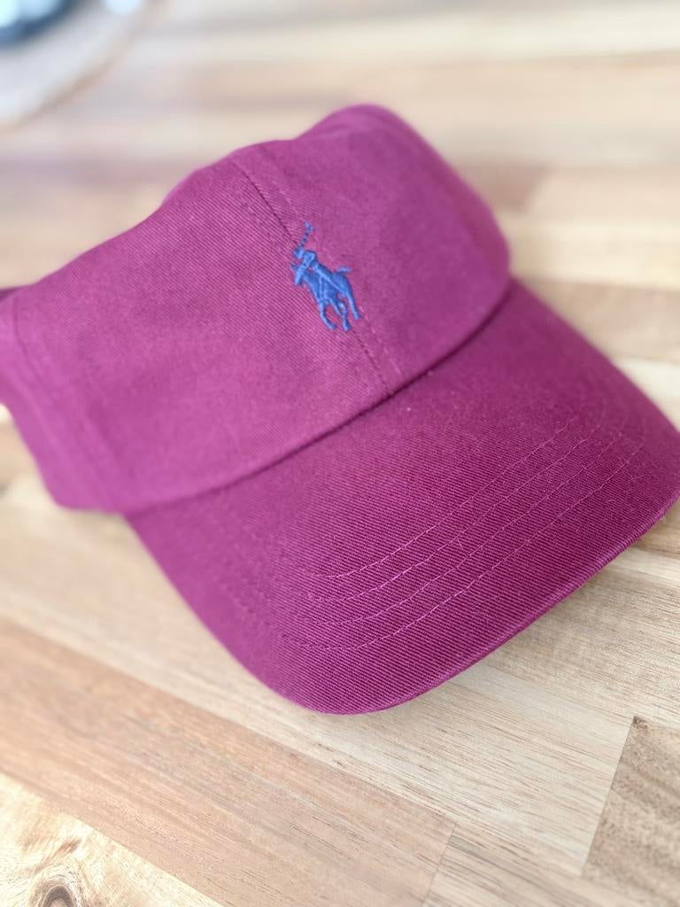 Ralph Lauren pet bordeauxrood, Kleding | Dames, Hoeden en Petten, Ophalen of Verzenden, Zo goed als nieuw, One size fits all, Pet