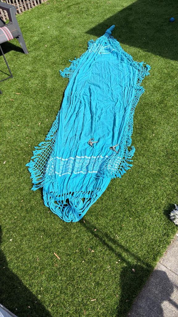 Grote hangmat, gekocht in Brazilië, Ophalen, Zo goed als nieuw