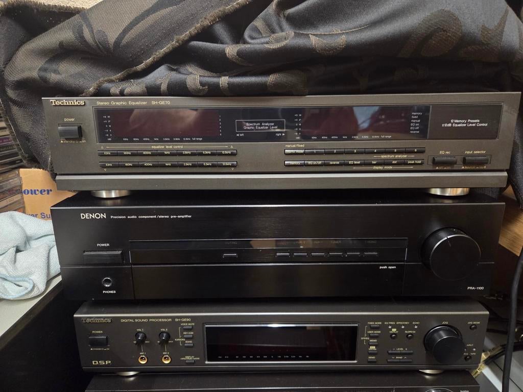 Denon pra-1100 voorversterker preamplifier, Audio, Tv en Foto, Stereo-sets, Ophalen of Verzenden, Denon