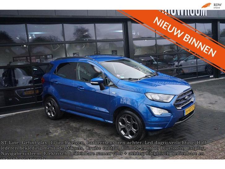 Ford EcoSport 1.0 EcoBoost ST-Line, Clima, PDC, Navi, CC, Le, Auto's, Ford, Bedrijf, Te koop, Ecosport, ABS, Airconditioning, Alarm