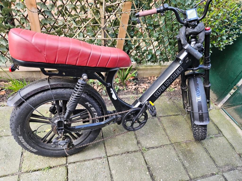 Ape Ryder Fatbike (04. 2024) – Stoere elektrische fiets, Gebruikt, Minder dan 47 cm, 50 km per accu of meer, Ophalen
