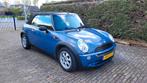Mini 1.6 16V ONE Cabrio 2005 Blauw, Auto's, Stof, 4 cilinders, Cabriolet, 14 km/l