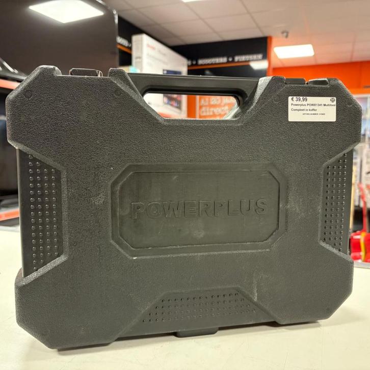 Powerplus POWX1341 Multitool Compleet in koffer, Doe-het-zelf en Verbouw, Gereedschap | Overige machines, Zo goed als nieuw