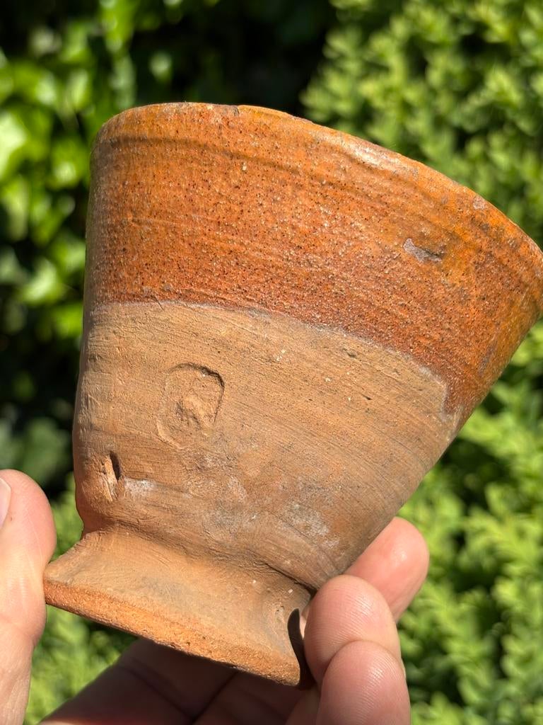 Aardbei potje met stempel, Antiek en Kunst, Antiek | Keramiek en Aardewerk, Ophalen of Verzenden