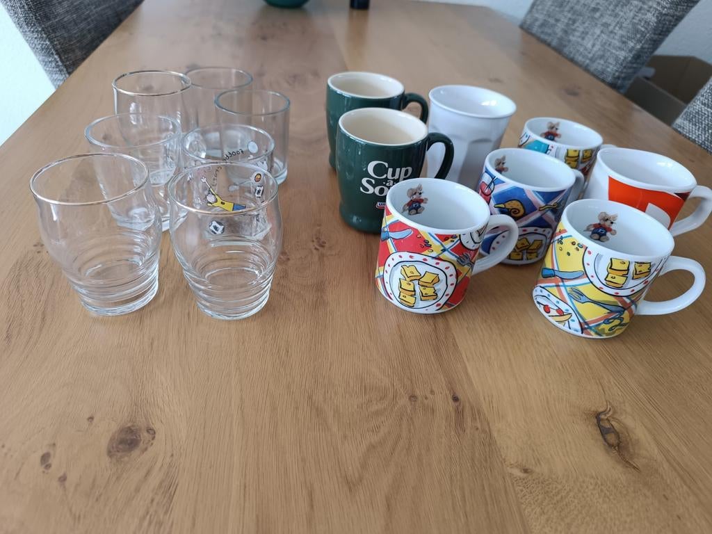 Gratis kopjes en glazen, Ophalen, Glas, Overige stijlen, Kop(pen) en/of Schotel(s)