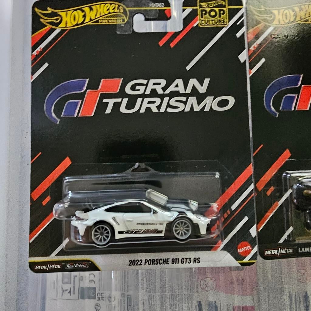 Hot Wheels Gran Turismo Porsche 911 GT3 RS & Lamborghini, Nieuw, Ophalen of Verzenden, Service.nl@mattel.com, Mattel