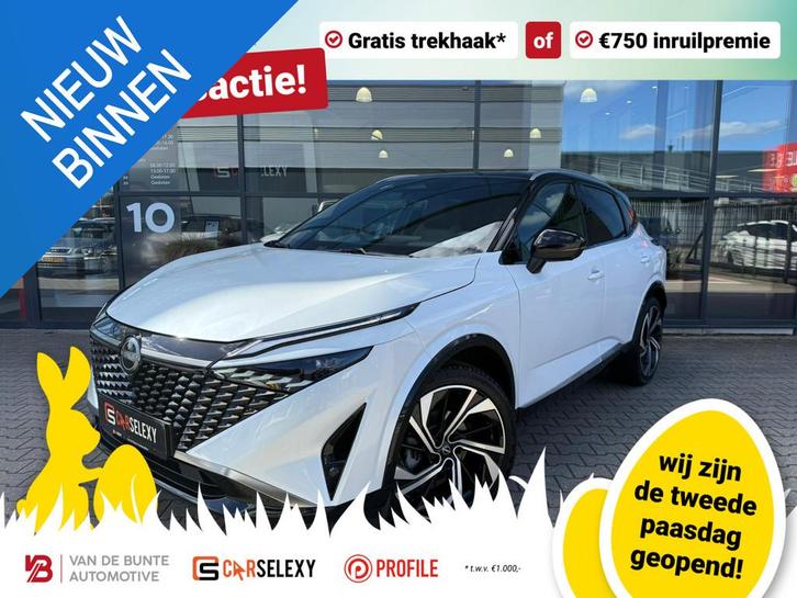 Nissan Qashqai 1.3 MHEV Xtronic Tekna Plus *ACC & Stoelverwa, Auto's, Nissan, Bedrijf, Te koop, Qashqai, 360° camera, ABS, Adaptive Cruise Control