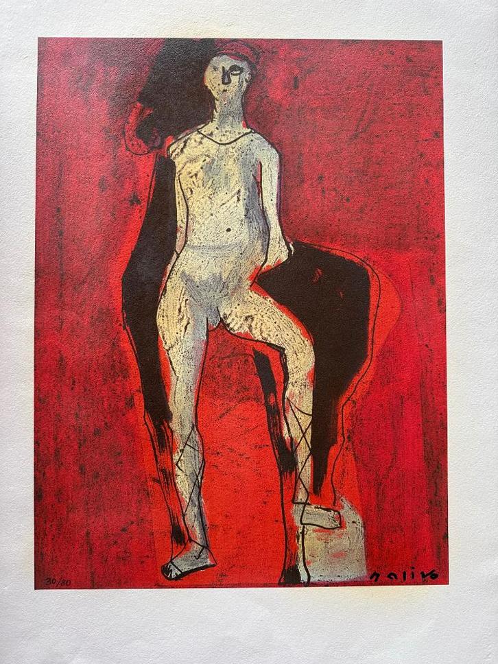 Marino Marini litho, Antiek en Kunst, Kunst | Litho's en Zeefdrukken, Ophalen