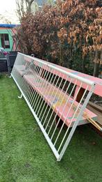 Lang metalen hek, Ophalen, Gebruikt, IJzer, Tuinhek