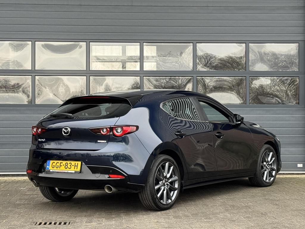 MAZDA 3 2.0 E-SKYACTIV-X M HYBRID 186 HOMURA I P-CAMERA I AD, Auto's, Mazda, Voorwielaandrijving, 1998 cc, Stof, Gebruikt
