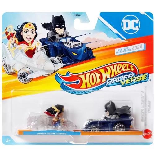 Hotwheels: Racer Verse Diecast 2-Pack: Wonder Woman & Batman, ., Nieuw, Ophalen of Verzenden, .