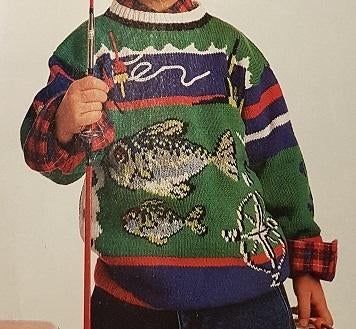 Vissers trui breipatroon, Hobby en Vrije tijd, Breien en Haken, Ophalen of Verzenden, Zo goed als nieuw, Breien, Patroon of Boek