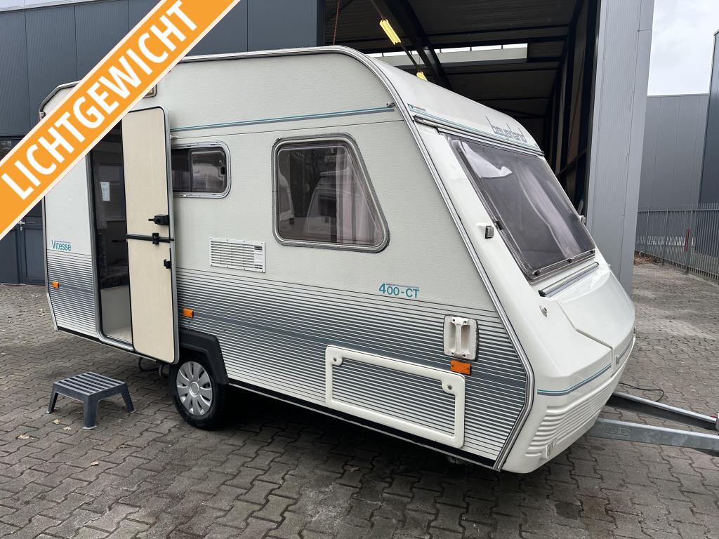 Beyerland Vitesse 400 CT LICHTGEWICHT -LUIFEL - INRUILKOOPJE, Caravans en Kamperen, Caravans, Standaardzit, Bedrijf, Tot en met 3