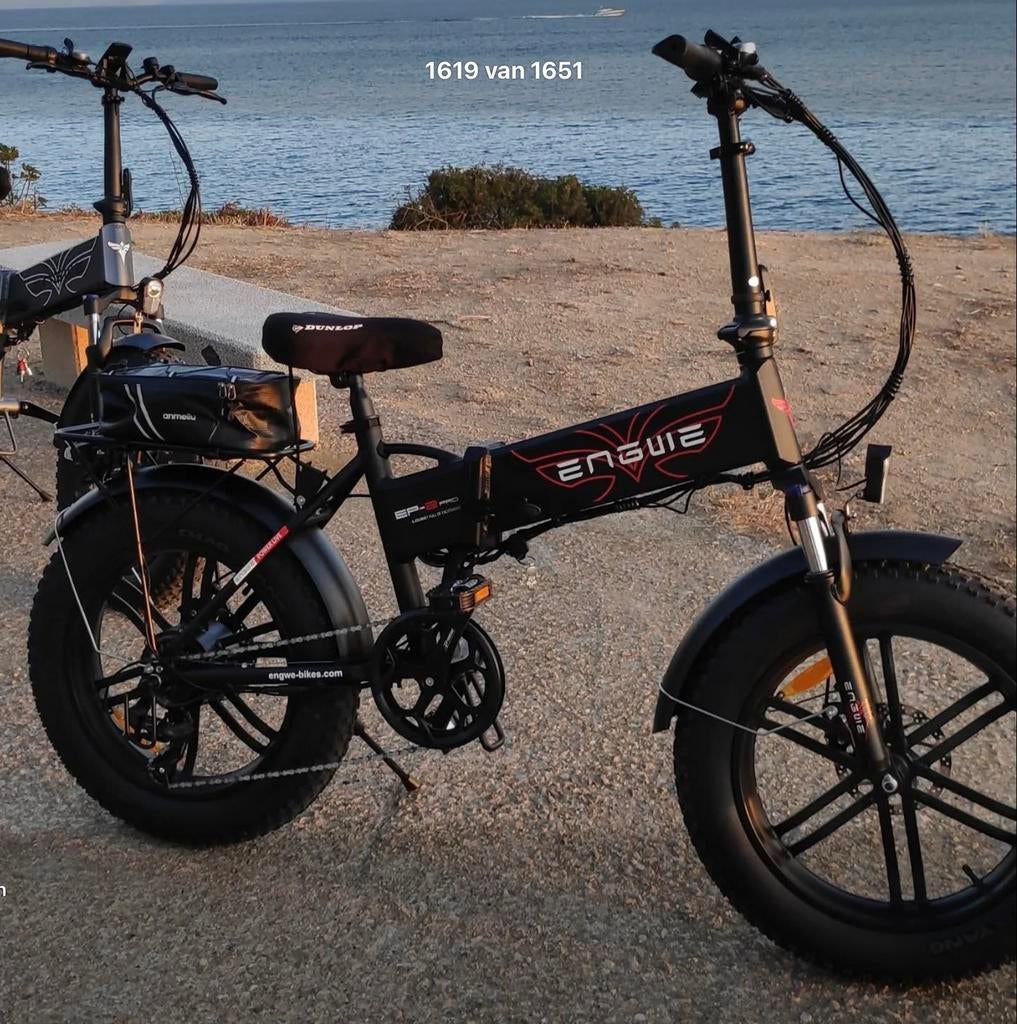 2 Elektrische fietsen (engwie, fatbike; opvouwbaar), Fietsen en Brommers, Fietsen | Vouwfietsen, Ophalen of Verzenden, Zo goed als nieuw