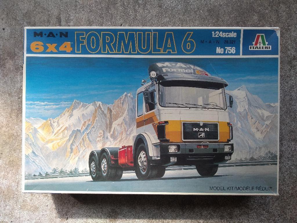 Italeri M.A.N Fornula 6 6x4 Truck., Italeri, Groter dan 1:32, Nieuw, Ophalen of Verzenden