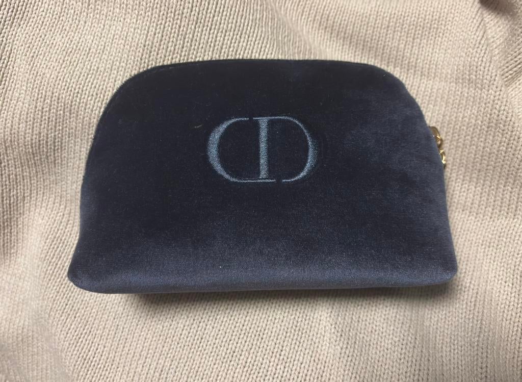 Dior velvet tas / make up tas, Ophalen of Verzenden, Zo goed als nieuw, Dame