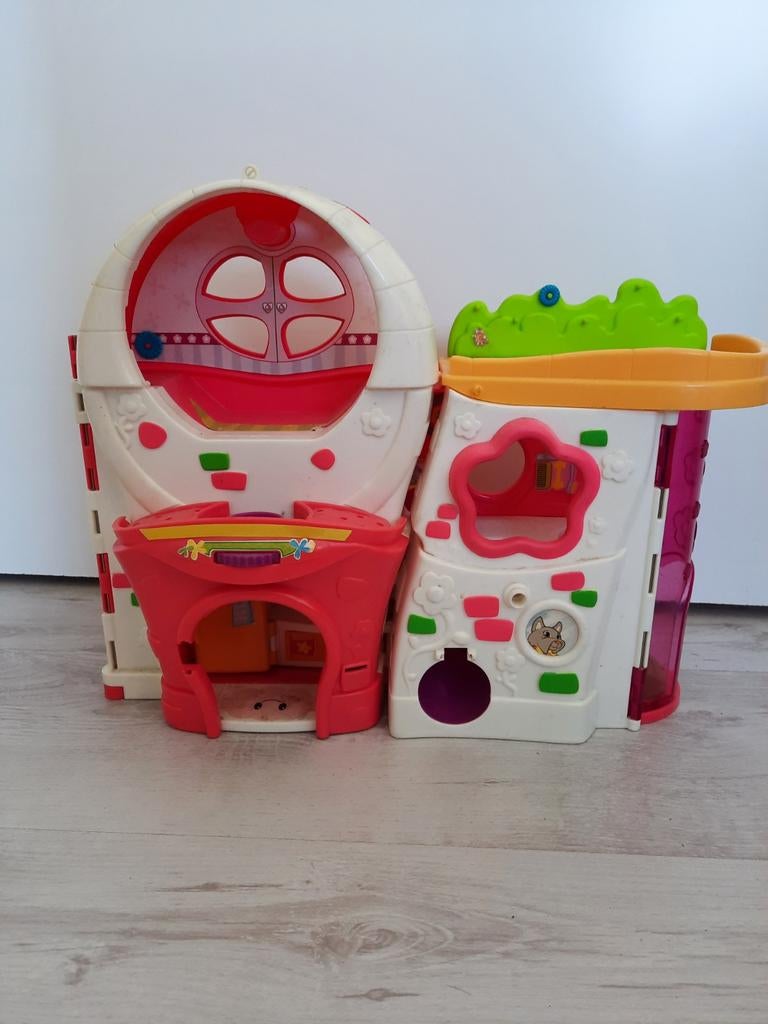 PinyPon uitklapbaar huis, Ophalen of Verzenden, Gebruikt, Poppenhuis