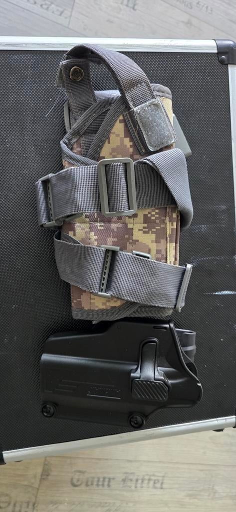 Airsoft beenholster / leg holster, Ophalen, Zo goed als nieuw