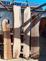 Notenhouten boomstam planken, Ophalen