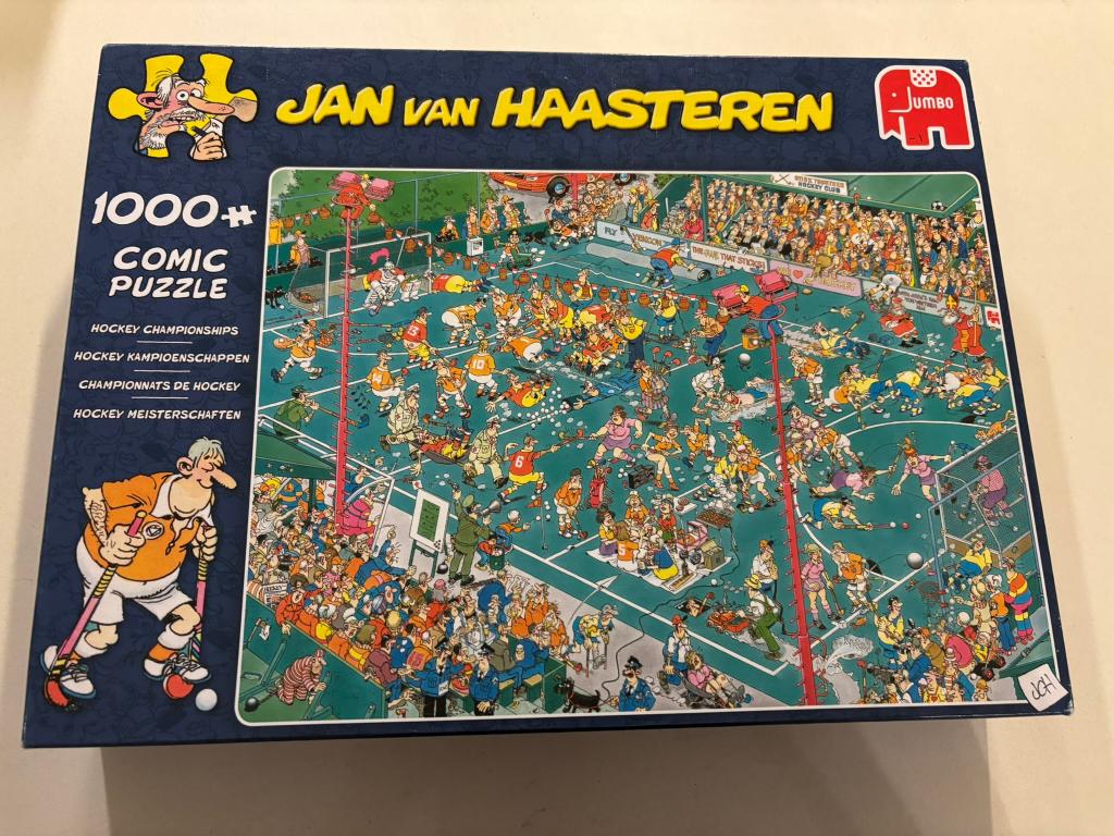 Jumbo jan van haasteren hockey kampioenschap puzzel 1000 st!, Hobby en Vrije tijd, Denksport en Puzzels, Ophalen of Verzenden
