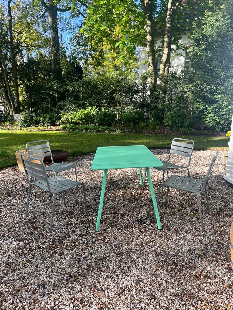 Hippe tuinset maximavida, Tuin en Terras, Ophalen, Zo goed als nieuw, Tuinset, Eettafel