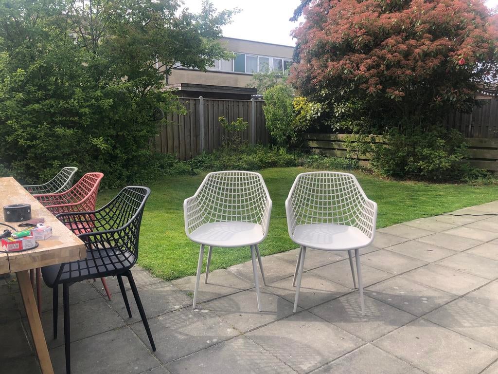 2x Kwantum webbing stoel nieuw!!, Tuin en Terras, Ophalen, Nieuw, Kunststof