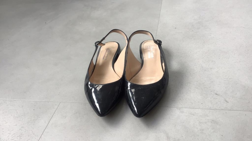 Leren lakschoenen in maat 39.5 van Paul Noyen, Zwart, Zo goed als nieuw, Sandalen of Muiltjes, Ophalen of Verzenden