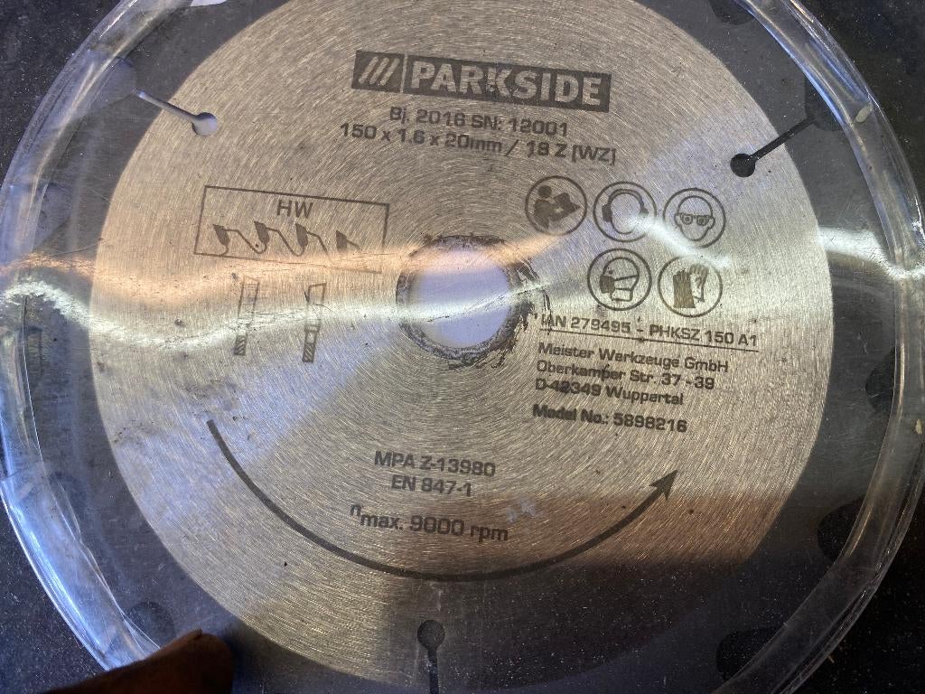 zaagbladen circelzaag, Cirkelzaag, 70 mm of meer, Nieuw, Ophalen of Verzenden