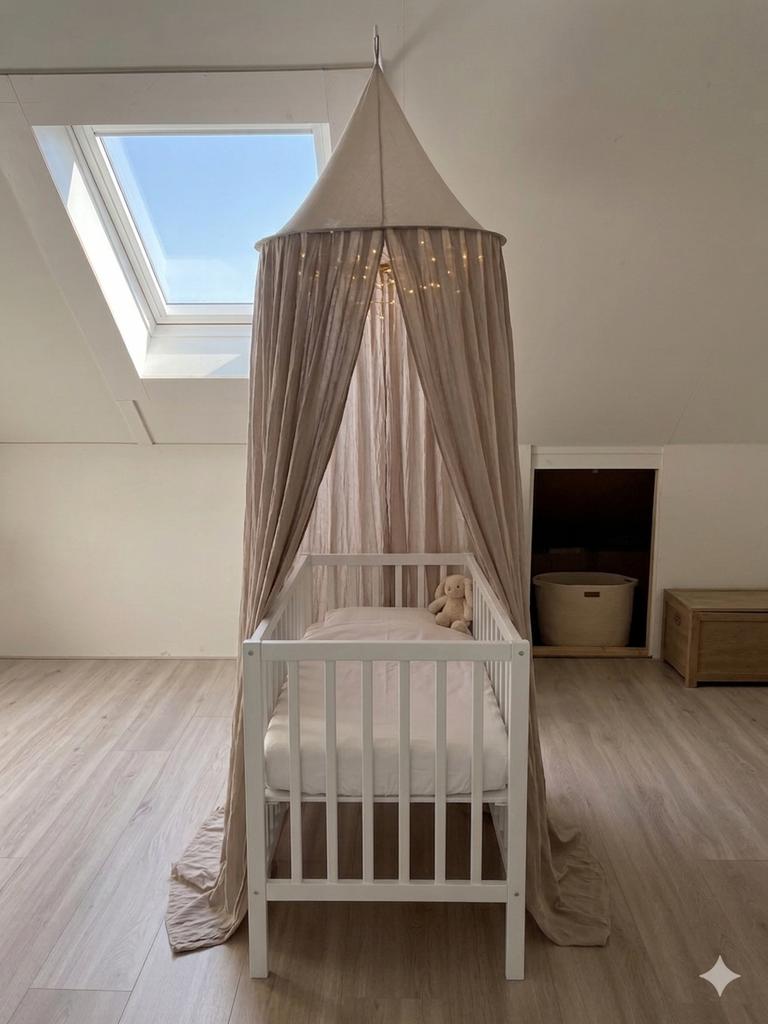 Klamboe met klamboe stok voor babykamer, Ophalen, Zo goed als nieuw, Klamboe