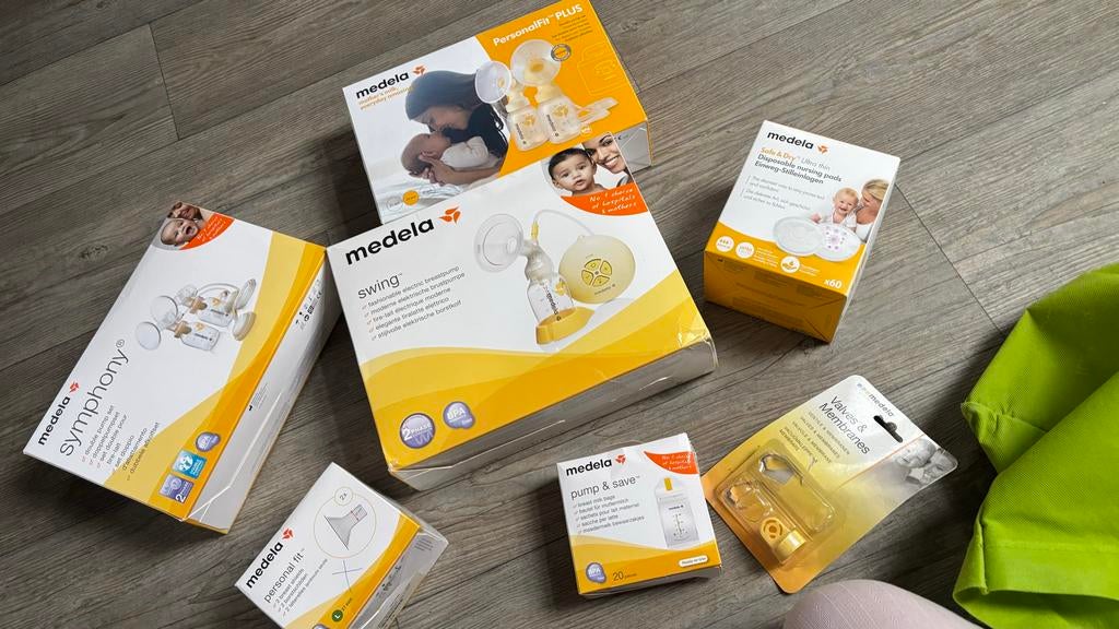 Medela borstkolf en accessoires, Ophalen of Verzenden, Gebruikt