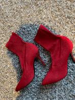 Rode glitter laarsjes maat 38, Lage of Enkellaarzen, Ophalen of Verzenden, Zo goed als nieuw, Rood