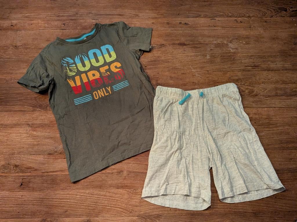 Zomer pyjama maat 134/140, Kinderen en Baby's, Kinderkleding | Maat 134, Ophalen of Verzenden, Zo goed als nieuw, Jongen, Nacht- of Onderkleding