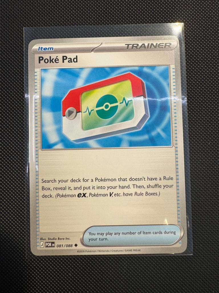Poké Pad 081/088 Perfect Order, Ophalen of Verzenden, Zo goed als nieuw, Losse kaart