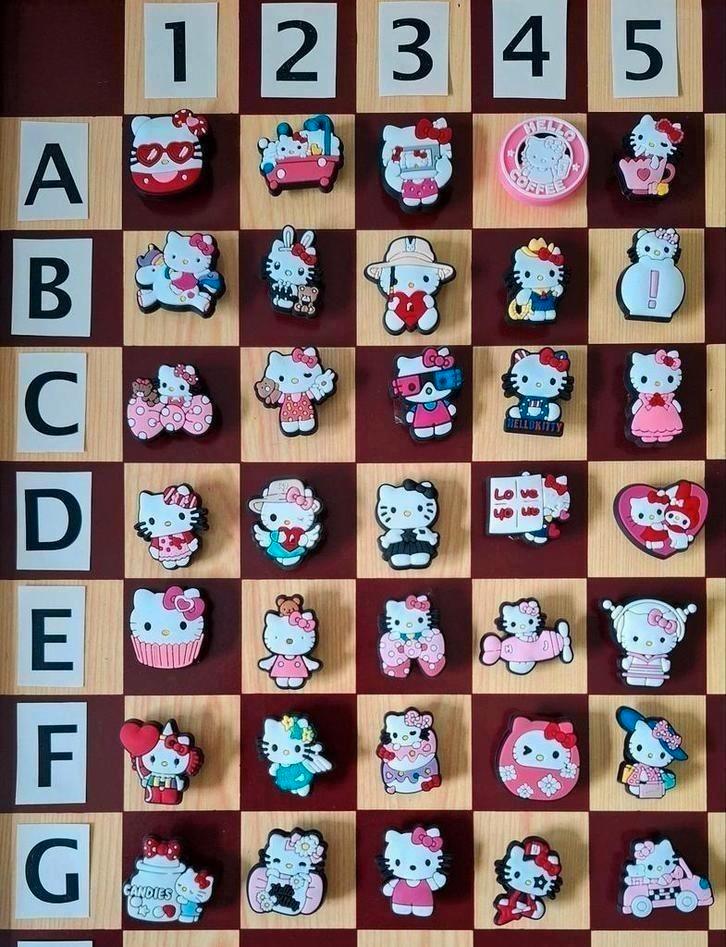 Hk1 : Hello Kitty / Miffy Schoenbedels Pins voor de Crocs, Verzamelen, Speldjes, Pins en Buttons, Nieuw, Overige onderwerpen, Ophalen of Verzenden